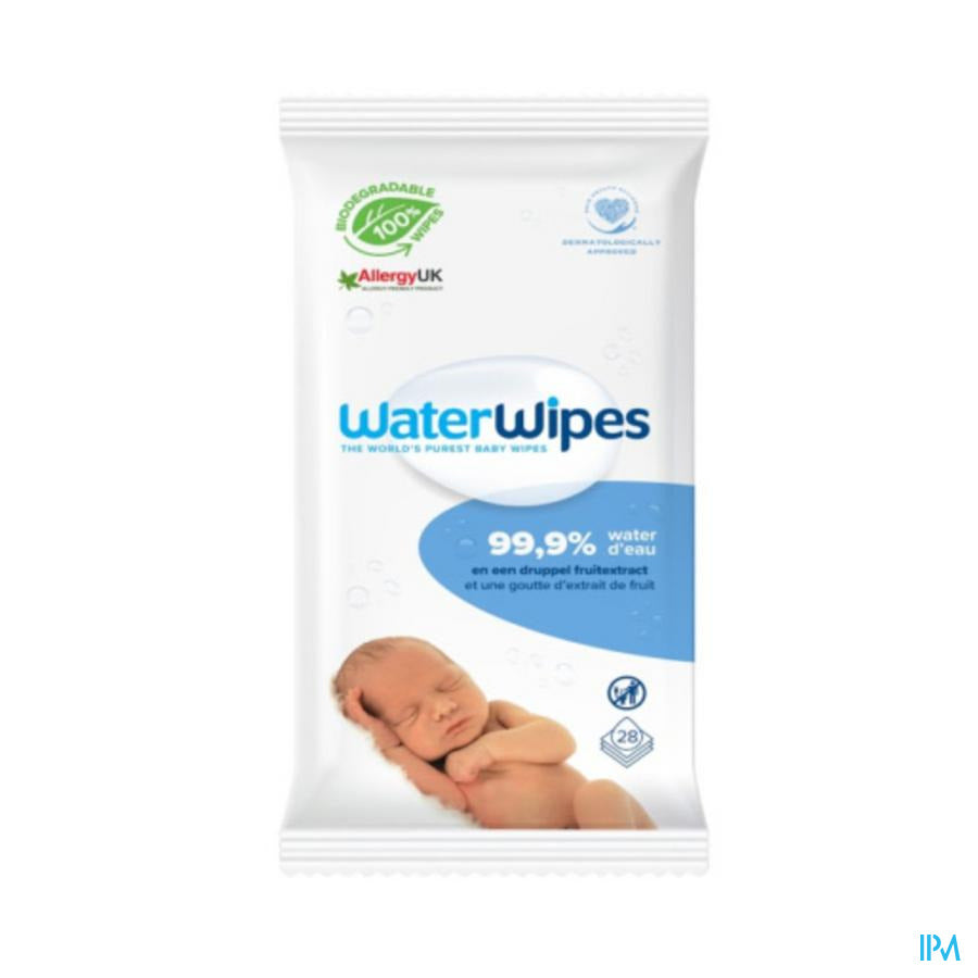 Waterwipes Lingettes Biodegradable 28