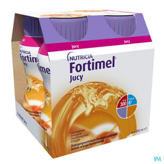 Fortimel Jucy Arome Orange Bouteilles 4x200ml