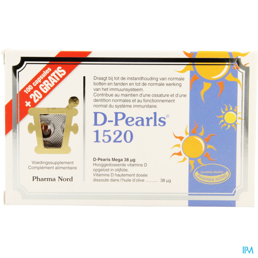 D-pearls 1520 Caps 100+20 Promo