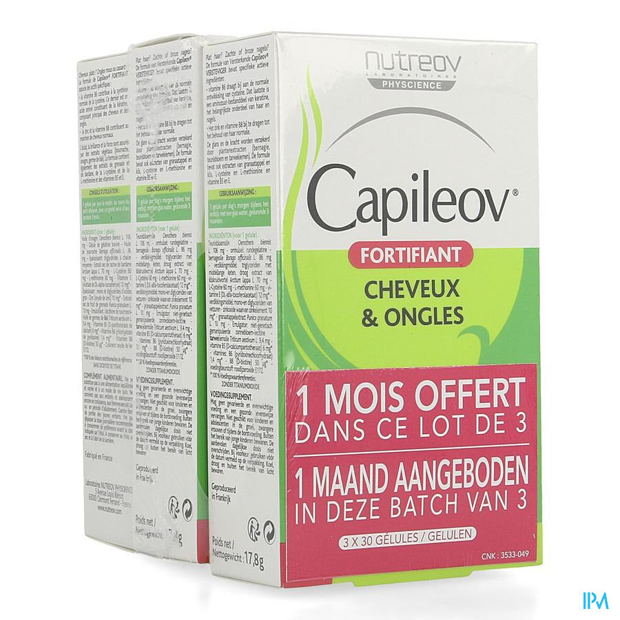 Capileov Fortifiant Tripack Caps 3x30