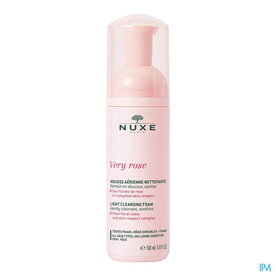 Nuxe Very Rose Mousse Aerienne Nettoyante Fl 150ml