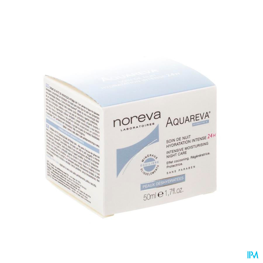Aquareva Soin Nuit Hydratation Intens 24h 50ml