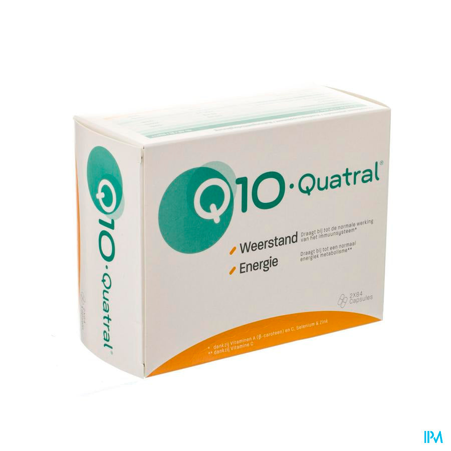 Q10-Quatral Immunité & Énergie - 3 Mois - 2 x 84 capsules