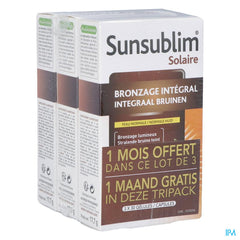 Sunsublim Bronzage Integral Tripack Caps 3x30