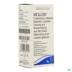 MOLUSK SOLUTION 3 GR Traitement localisé du Molluscum contagiosum - Solution cutanée à rincer