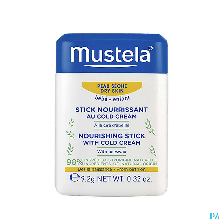 Mustela stick nourrissant au cold cream - peau sèche 9,2g