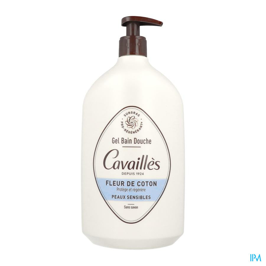 Roge Cavailles Gel Bain Douche Surgr. Fl. Coton 1l