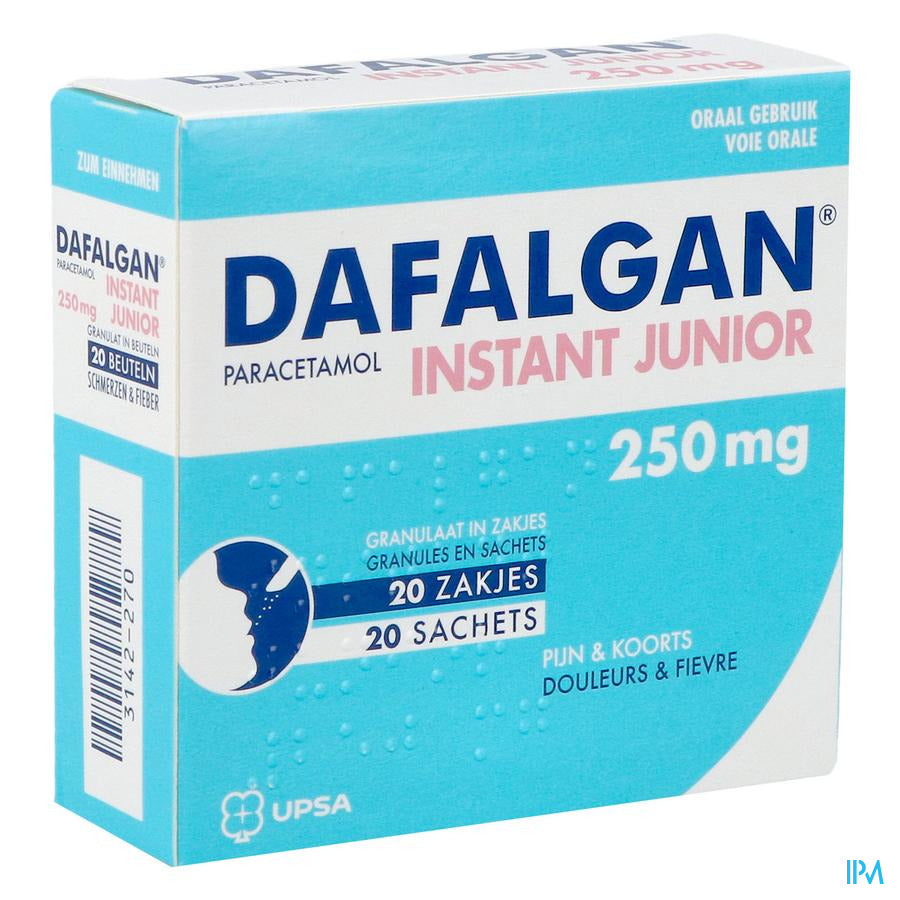 Dafalgan Instant Junior Gran Sach 20 X 250mg