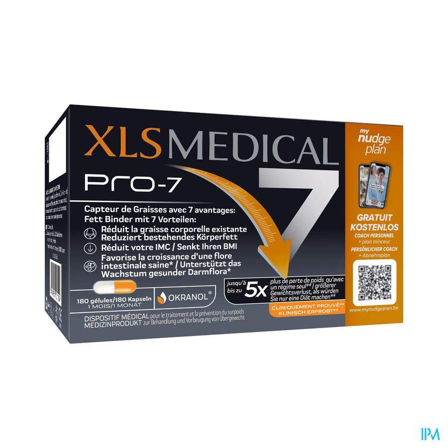 XLS Medical Pro-7 gélules – Perte de poids & 7 avantages cliniquement prouvés