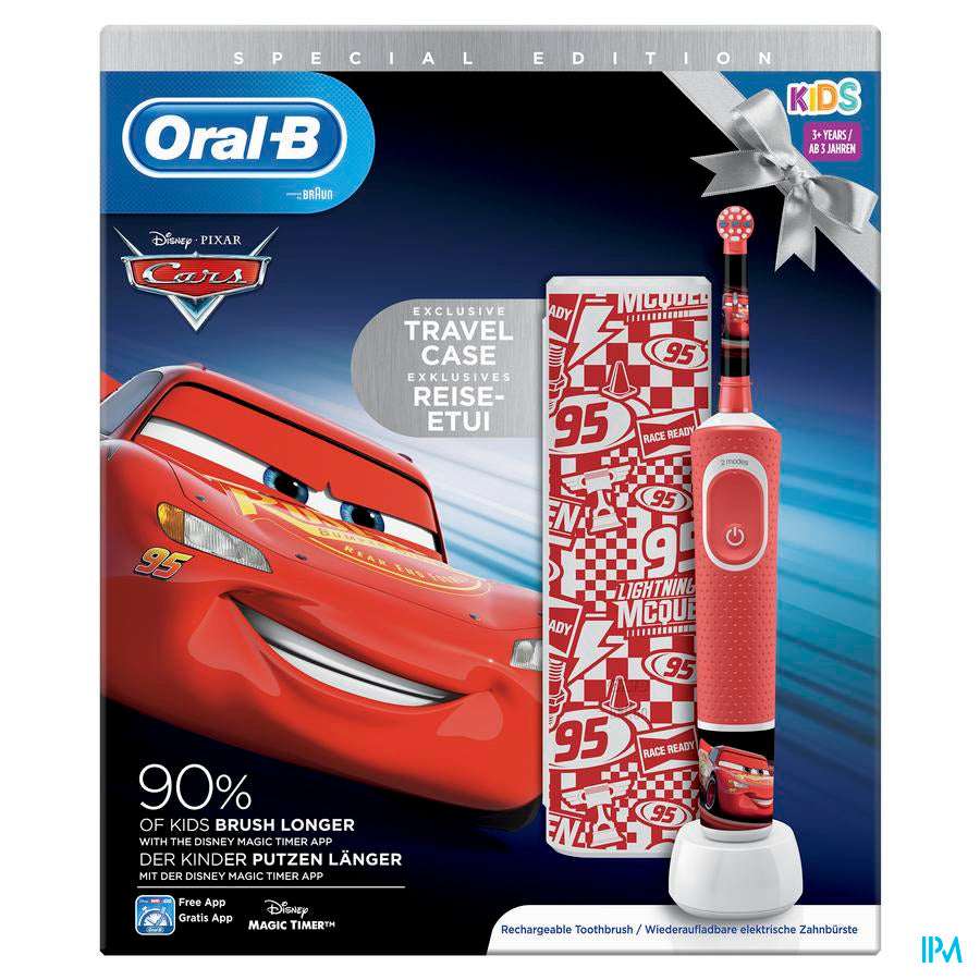 Oral-b D100 Cars + Travelcase Gratuit