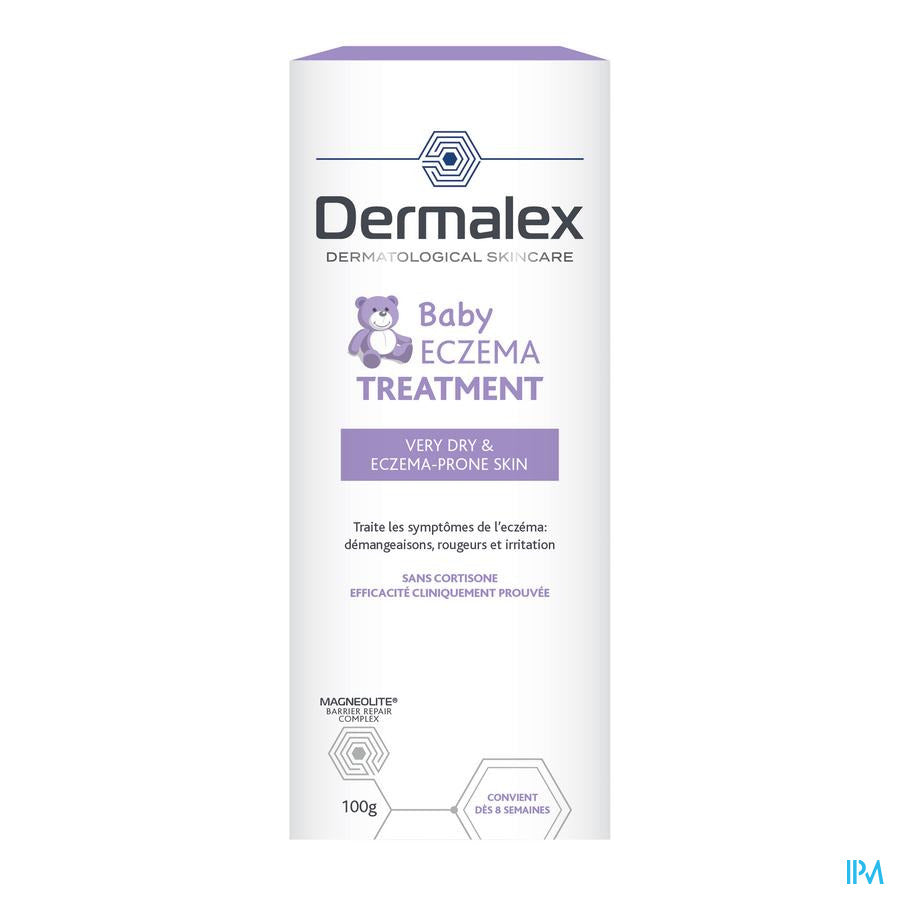 Dermalex® Eczema Bébé - Sans Cortisone - 100ml - A Partir De 8 Semaines