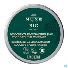 Nuxe Bio Deo Baume Fraicheur 24h Coco Poudre 50g