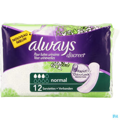 Always Discreet Incontinence Pad Normal 12