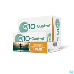 Q10-Quatral Immunité & Énergie - 3 Mois + 1 Mois GRATUIT - 2 x (84 + 28) capsules
