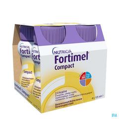 Fortimel Compact Goût Banane Bouteilles 4x125 ml