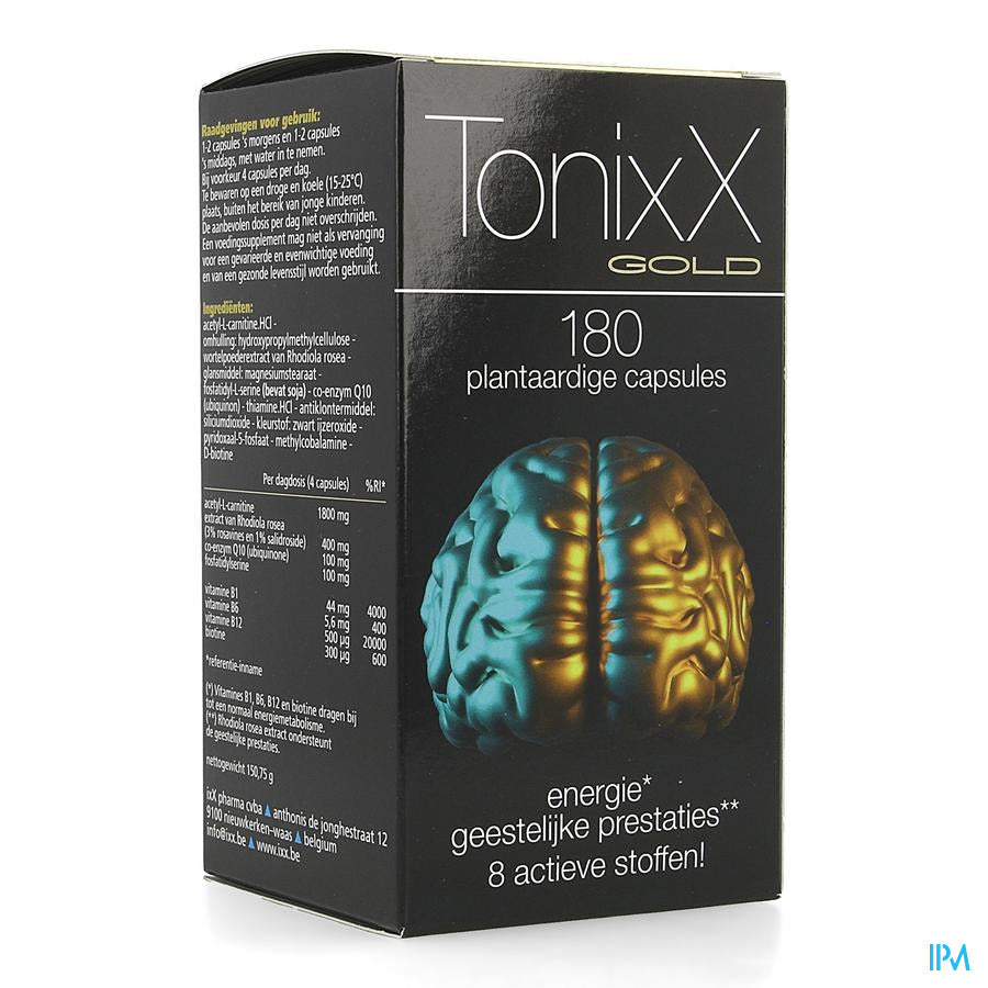 Tonixx Gold Caps 180