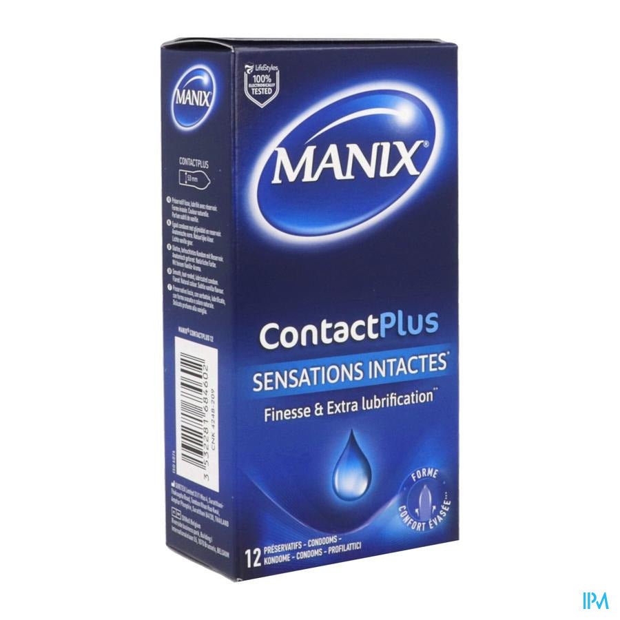 Manix Contact Plus Preservatifs 12