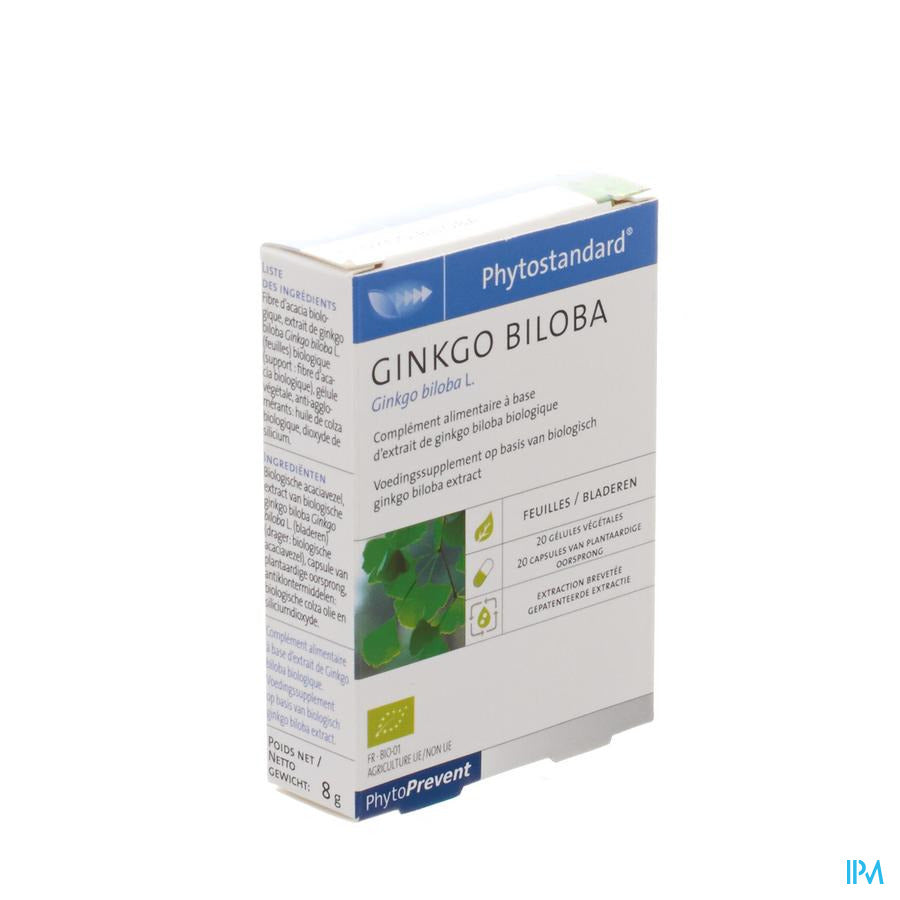Phytostandard Ginkgo Biloba Caps 20