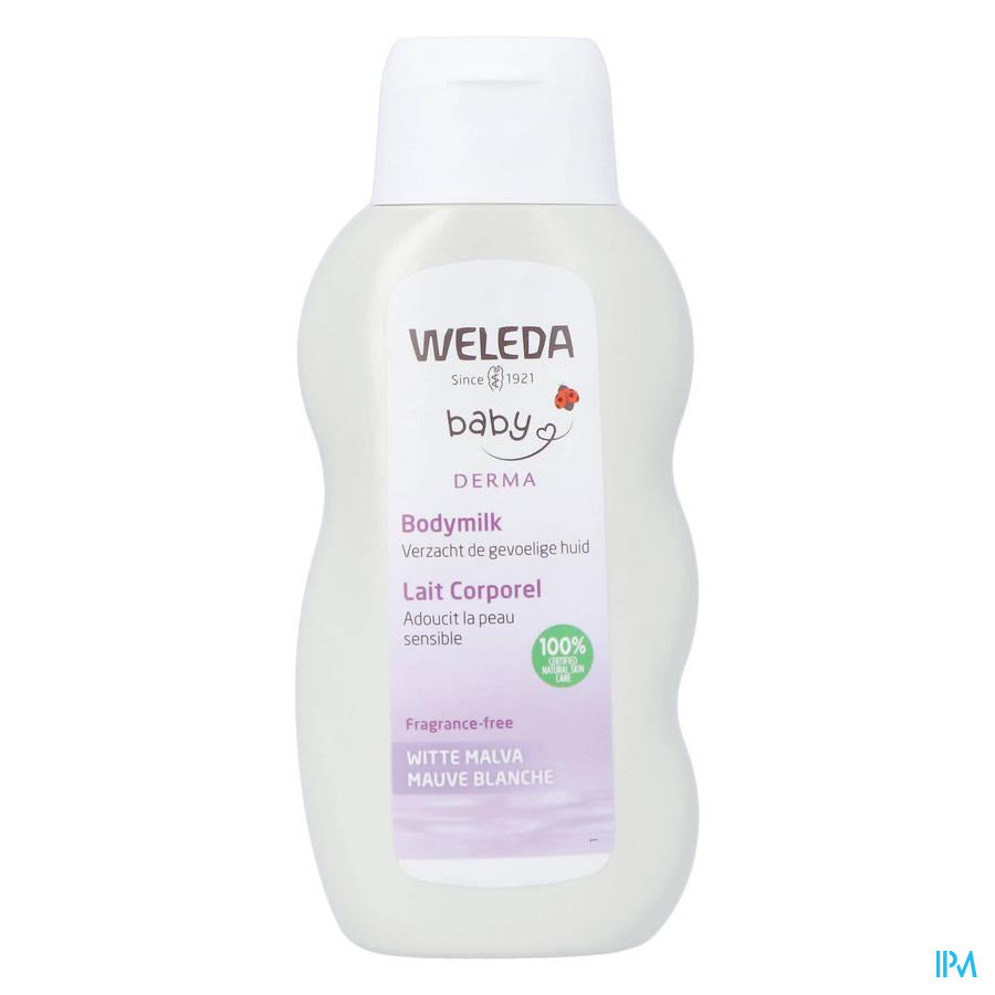 Weleda Sensitive Lt Corps Mauve Blanche 200ml Nf