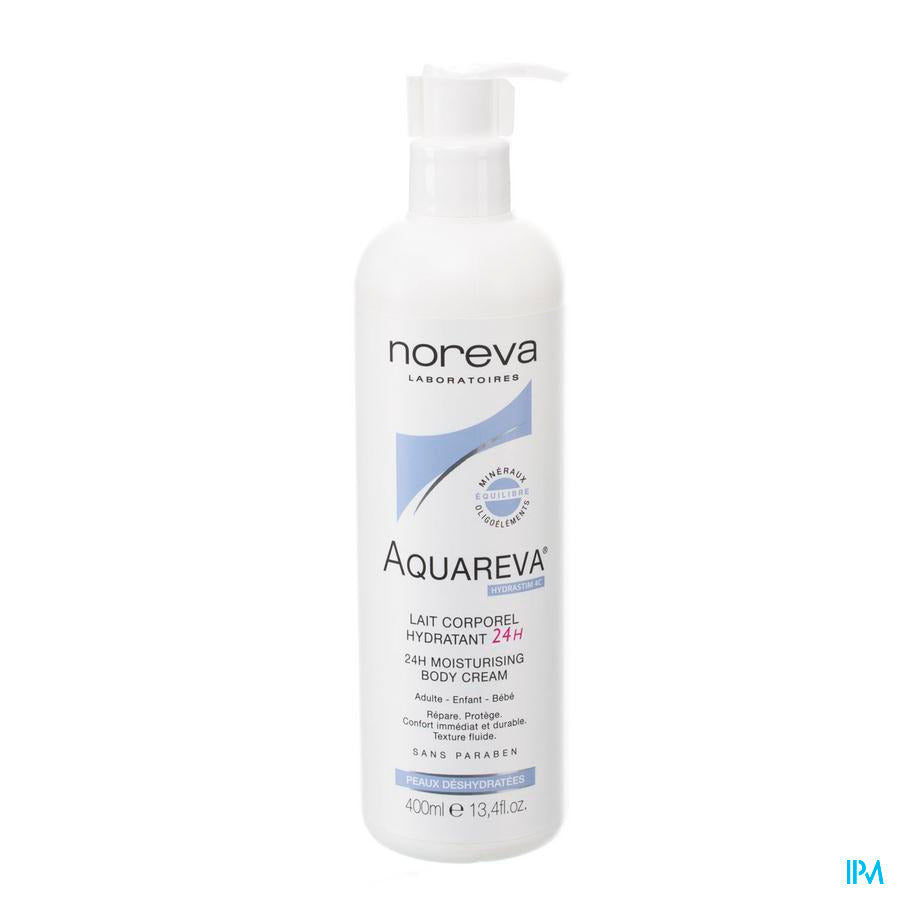 Aquareva Lait Corporel Hydra 24h Fl Pompe 400ml
