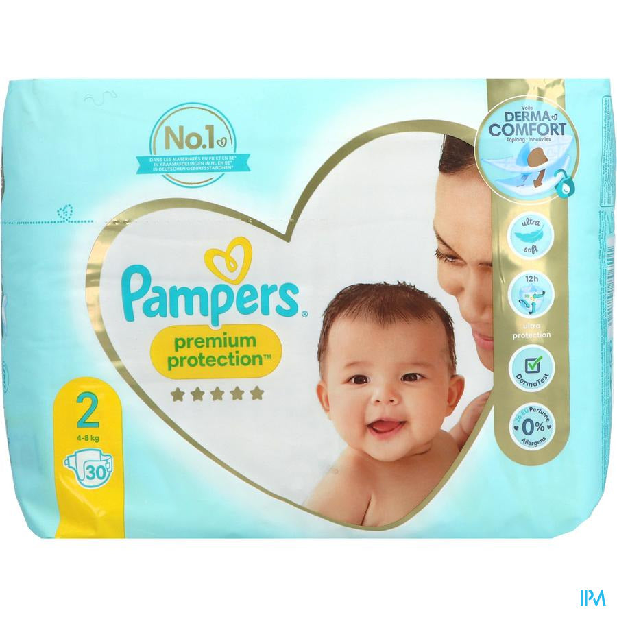 Pampers Premium Protection T2 Pack 30