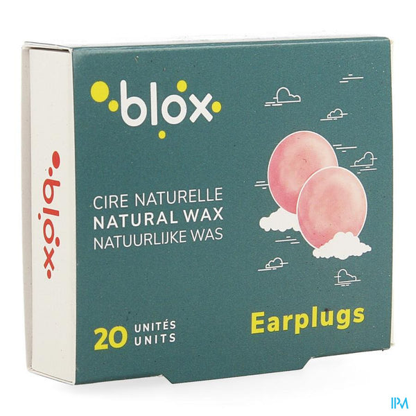 Blox Cire Naturelle Bouchons D'Oreilles 20 Pièces